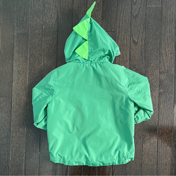 Carter’s Baby Boy Fleece Lined Dinosaur Rain Jacket Size 18 Months - Picture 2 of 4